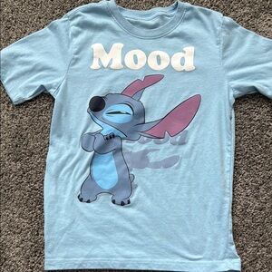 Disney Light Blue Kids Stitch Graphic Tee